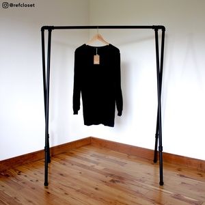 Reformation Braydon Dress (Black)